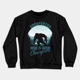 Bigfoot Undefeated Hide and Seek Champion Crewneck Sweatshirt